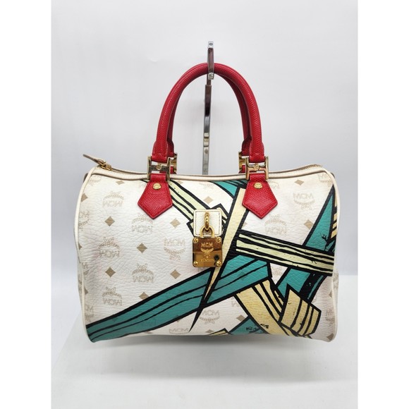 MCM Limited Edition Boston 30 522MCMZAJE - Picture 1 of 16